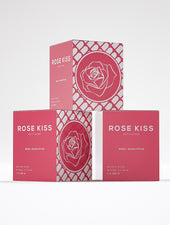 set of 3 rose bath bomb by bare skin bar in red box