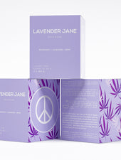 set of 3 lavender rosemary bath bomb in box by bare skin bar