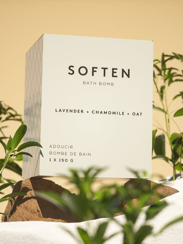 gentle oat bath bomb