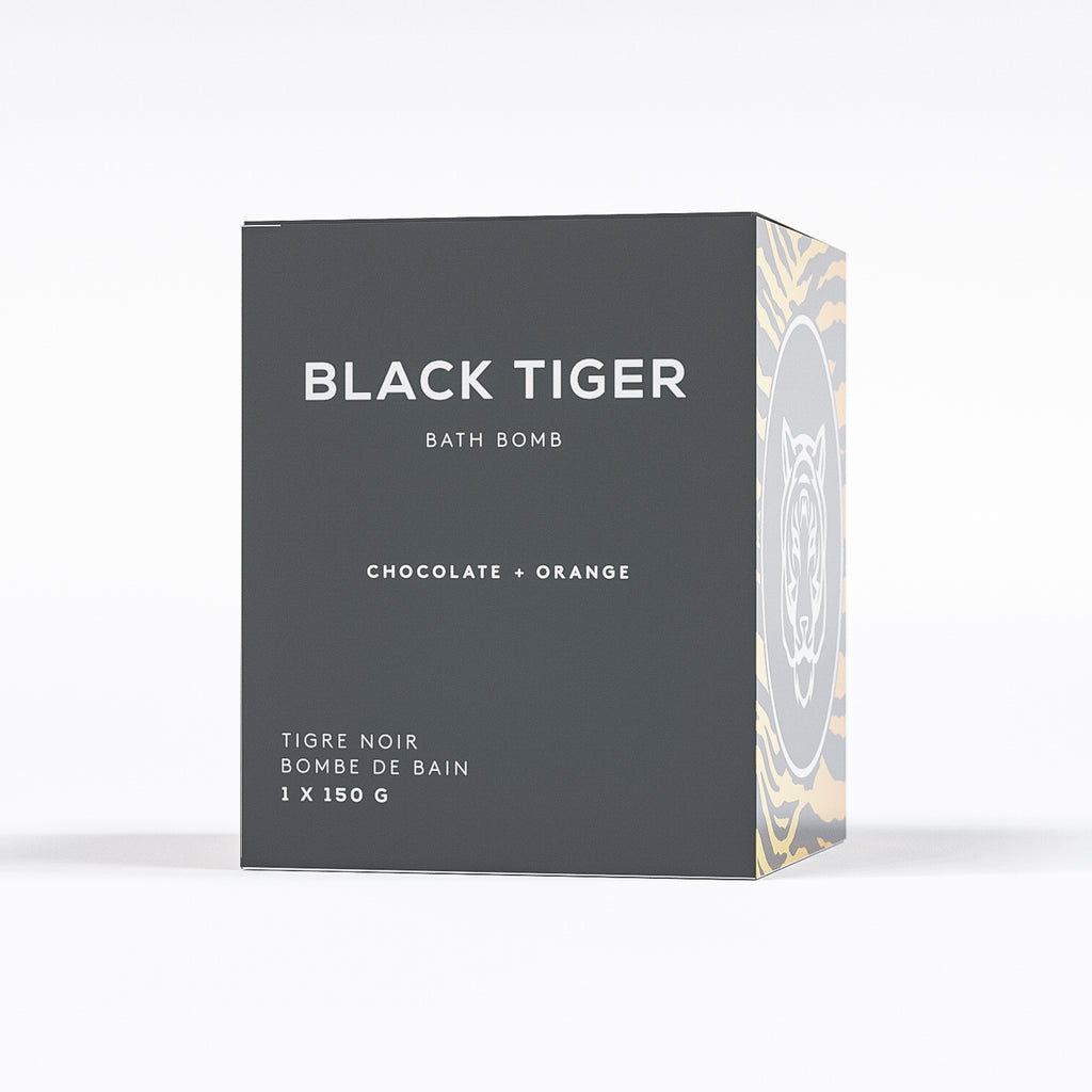 black tiger bath bomb